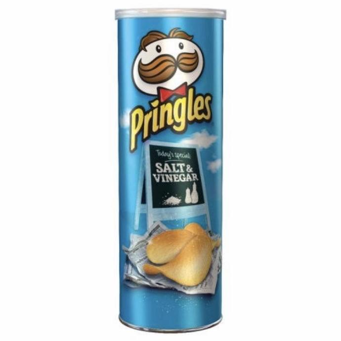 

NEW PRODUK PRINGLES SALT AND VINEGAR 158G SNACK IMPORT (MADE IN USA) !!!!!