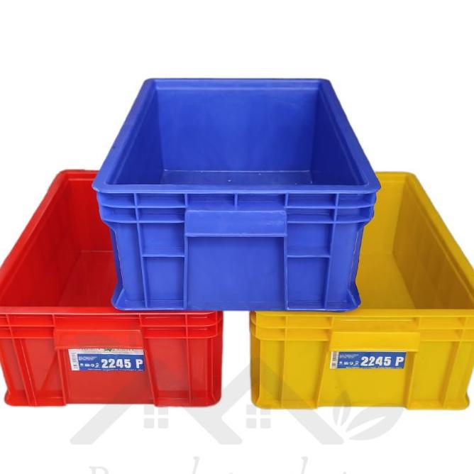 Green Leaf Keranjang Container Box Industri 2245 P - 2246 P Keranjang Industri Box Tahu Bak Ikan Con
