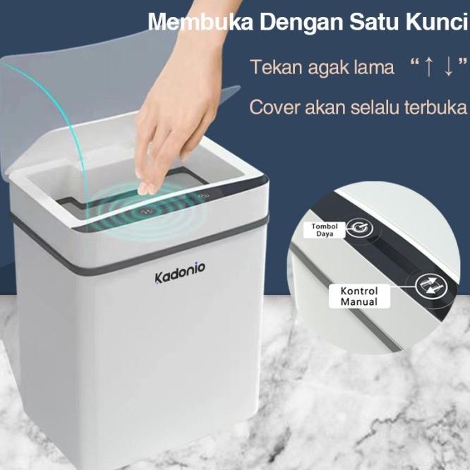 Kadonio Tempat Sampah Otomatis Sensor Infrared Kapasitas Besar Kc-Tb02