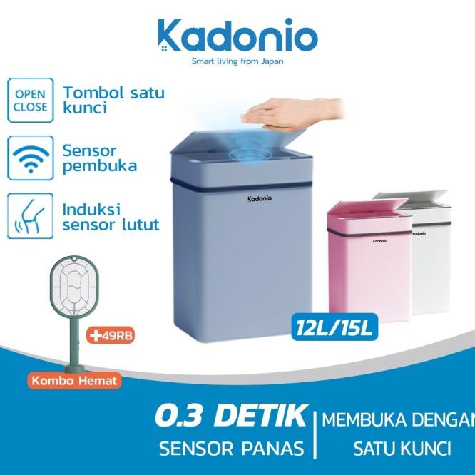 F5 Kadonio Tempat Sampah Otomatis Sensor Infrared Kapasitas Besar Kc-T