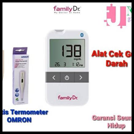 Alat Cek Gula Darah Family Dr Blood Glucose Gratis Thermometer Omron