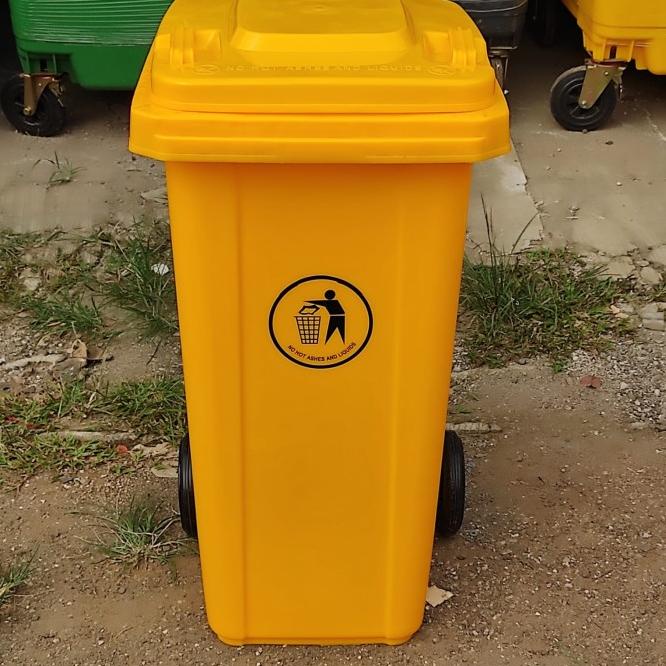 Tempat Sampah Besar/Tong Sampah Besar/Bak Sampah Besar Roda 120 Ltr