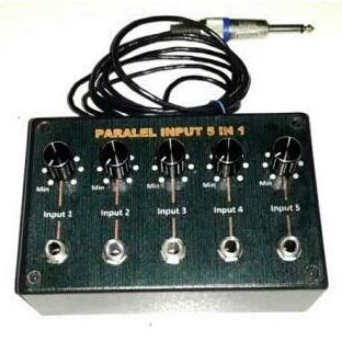 Paralel input mic 5 in 1 Kabel 5m
