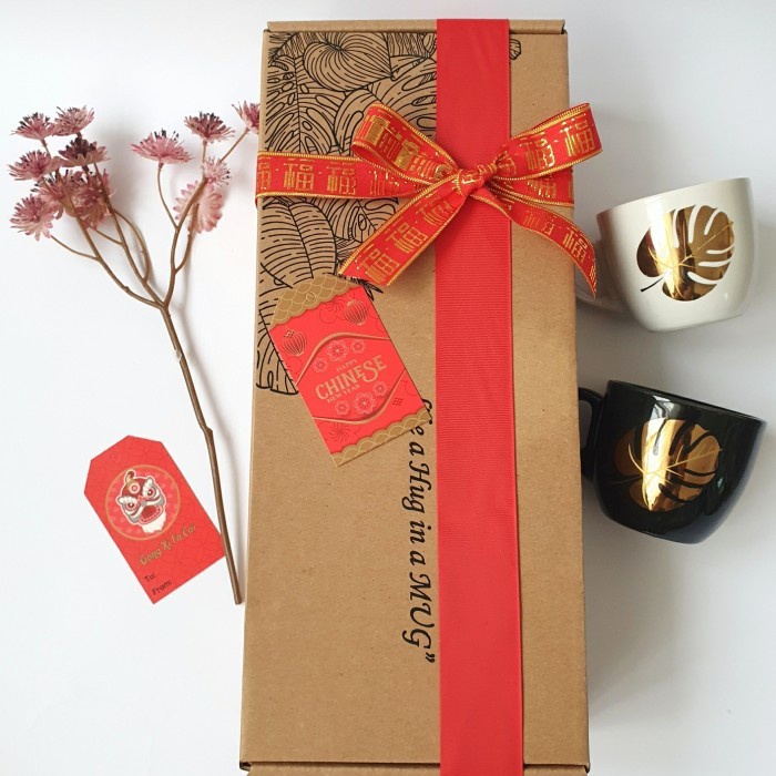 

New! TermuraH yuk!! Hampers Imlek Chinese New Year / Parcel Tea Set Keramik Limited