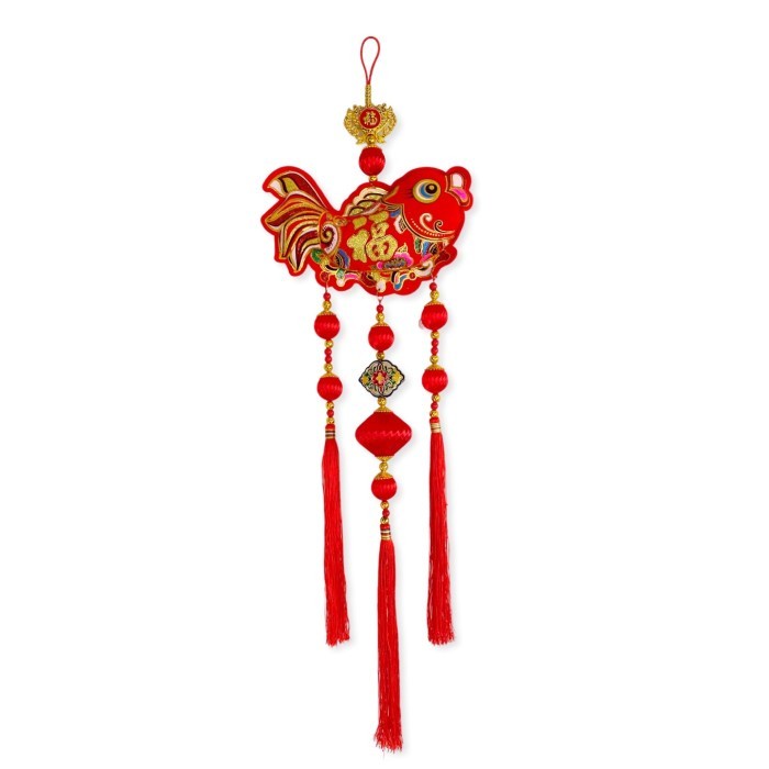 

New! TermuraH yuk!! Scoop Dekorasi Gantungan Imlek Chinese New Year Ikan Limited