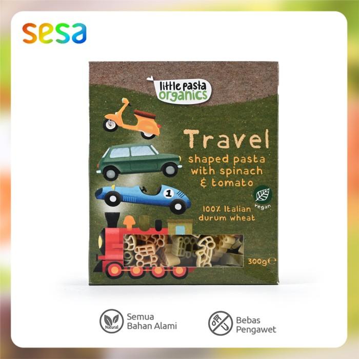 

Little Pasta Organics - Travel Shaped Pasta 300 g | Pasta Organik Best Seller