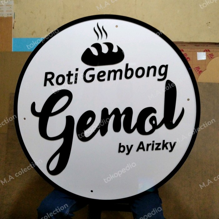 

Custom Nama Toko / Papan Nama Toko Sign In Acrylik Timbul 30 - 80 cm