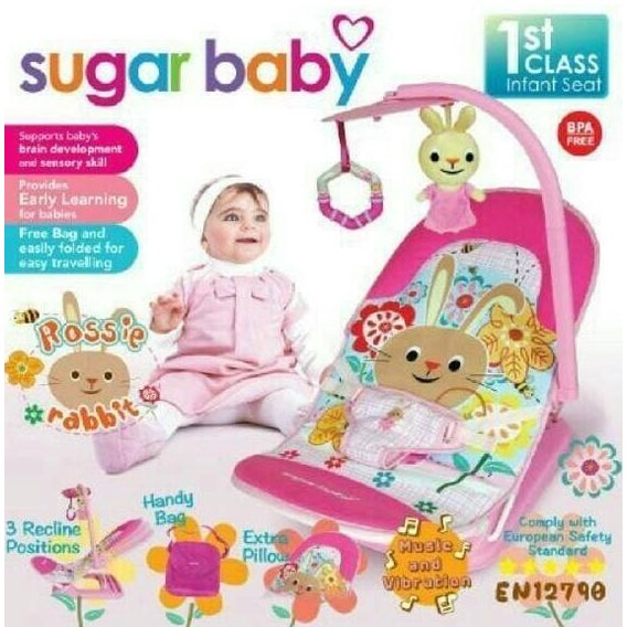 Sugar Baby Infant Seat / Bouncer Sugar Baby/ Kursi Duduk Bayi & Mainan