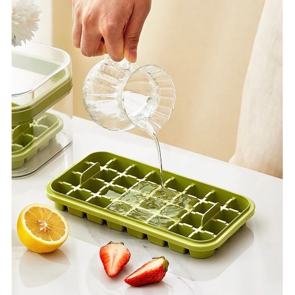 Diskon Besar Cetakan Es Batu Kotak Ice Cube Container Free Sekop Es Ice Tray Box Murah