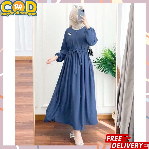 Terbaru Ghamis Dwasa Masa Kini Dreas Ghams Pakaian Cwek Bahan Premium Jubah Gms Fashion Mewah Gamis 