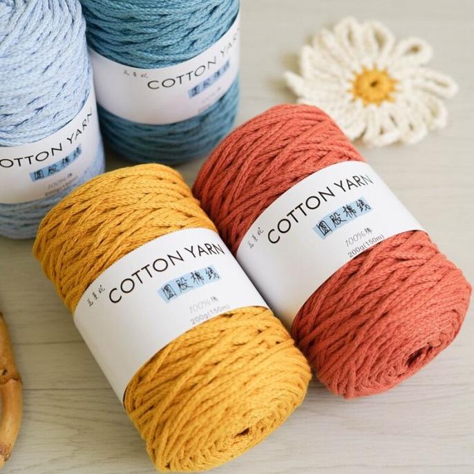 

Benang Rajut Cotton Rope Tali Macrame Tali Kur Premium