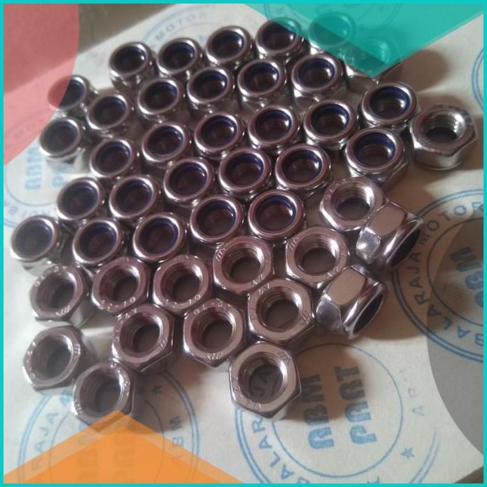 Mur Nylon / Mur Lock Stainless M12 atau Baut 17 Bahan Stainless 16novz