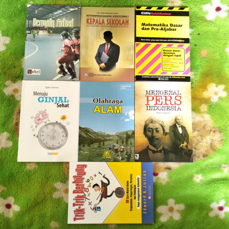 ORIGINAL BUKU PENGETAHUAN BERMAIN FUTSAL KEPEMIMPINAN MANDIRI KEPALA SEKOLAH MATEMATIKA DASAR DAN PR