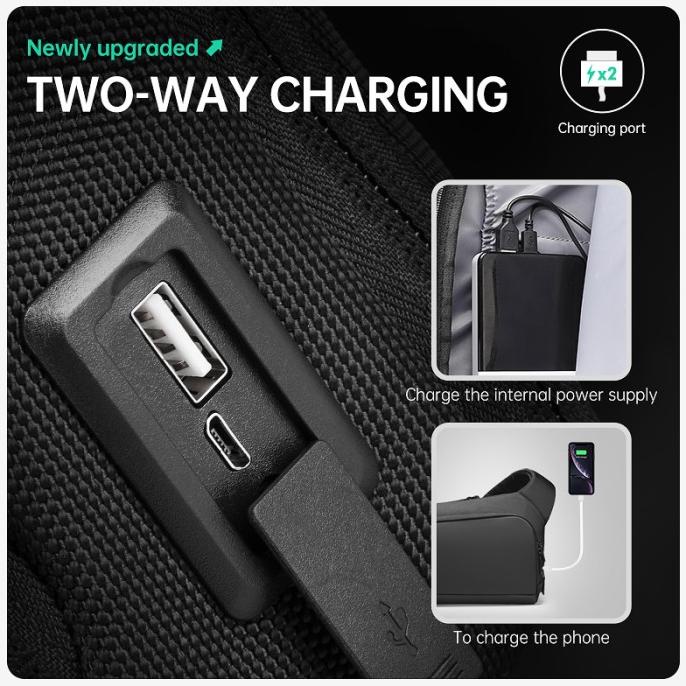 Mark Ryden Tas Selempang Pria Waist Bag Sling Bag MR8893