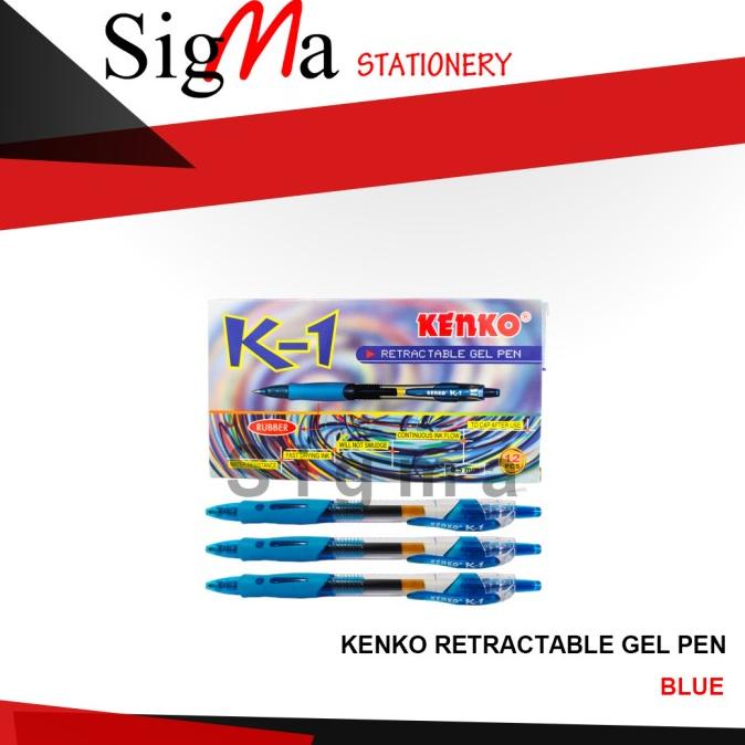 

Pulpen Gel Kenko K1 / Retractable Gel Pen LUSINAN