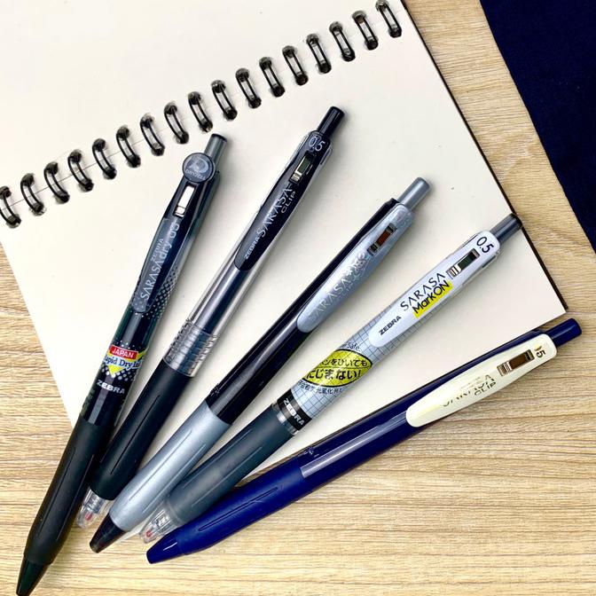 

Zebra Sarasa Pulpen Gel 5pcs isi Mark on, Decoshine, Dry,Vintage, 05