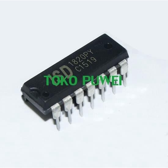 ISD1820PY ISD1820 ISD1820P 1820PY DIP-14 Voice Record Module IC BR30