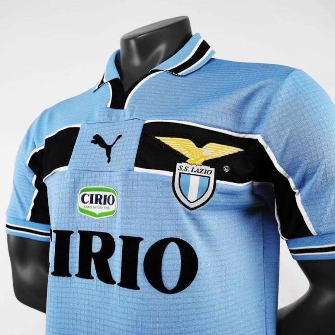 JERSEY BOLA RETRO LAZIO HOME CIRIO GRADE ORI IMPORT