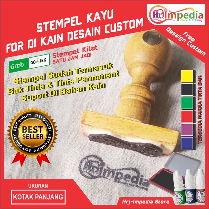 

Cetak Stempel Kayu Desain Custom Paket Stempel Untuk Cap Dibahan Kain