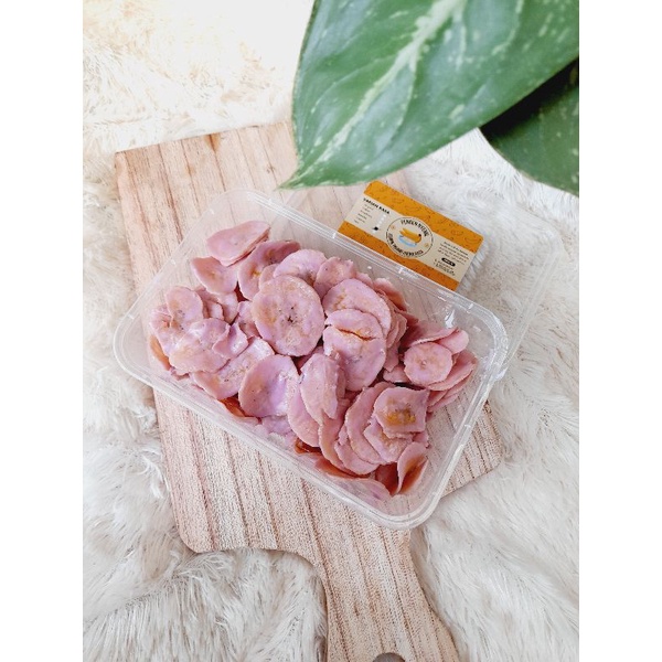 

PENGEN NYEMIL" Keripik Pisang Lumer (Banana Chips Lumer) Varian Taro