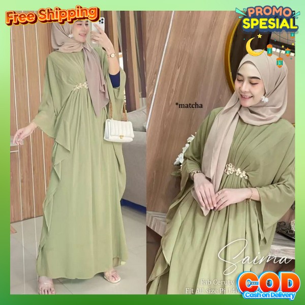 Kaftan Terbaru2024 Gamis Caftan Baju Gamus Syari Kaptan Qanita Games Dewasa Premium Wanita Kaftam Re