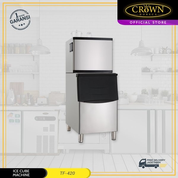 ICE CUBE MACHINE (MEMBUAT ES BATU 191KG/HARI) TIPE TF-420 CROWN HORECA