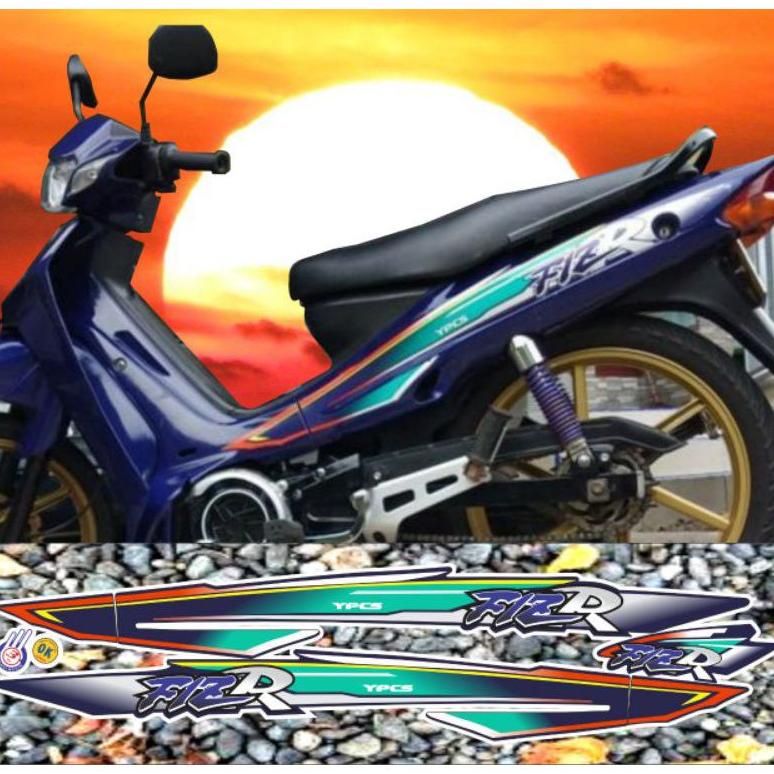 Big Sale Stiker Striping Fiz R 1997/1998 Ungu Yamaha Fiz R Murah