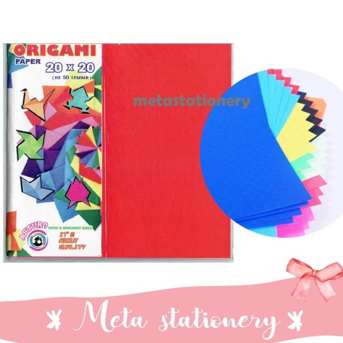 

Origami / Kertas Lipat Asturo 20X20 ( 50 Lembar)