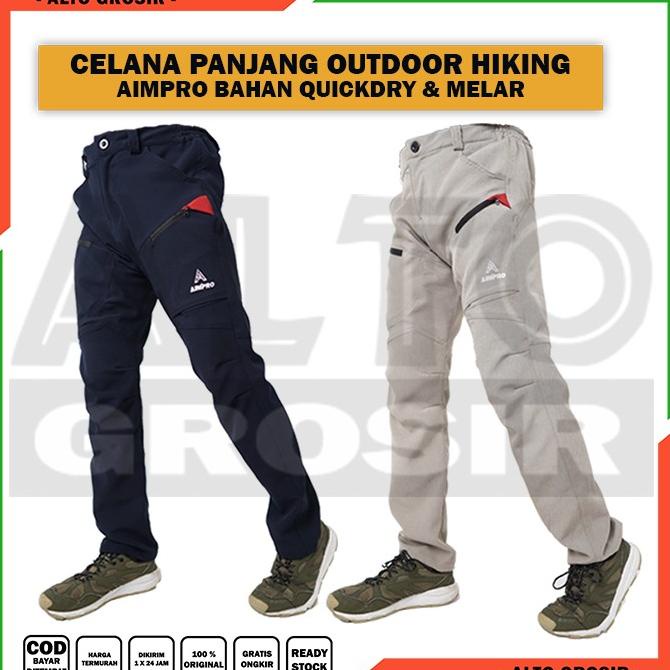 Celana Gunung QuickDry Bahan Ringan Celana Gunung Panjang Pria Wanita