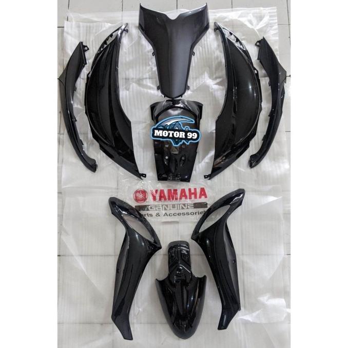 Harga Promo Paket Body Halus Full Set Yamaha Fino 125 Hitam Ori Ygp