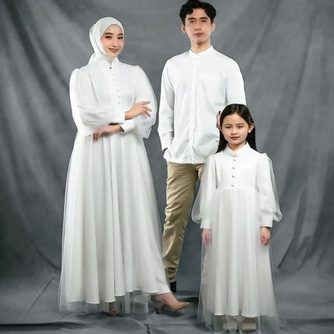 CE Baju Couple Muslim/Baju Couple Lebaran/Baju Couple Keluarga Terbaru