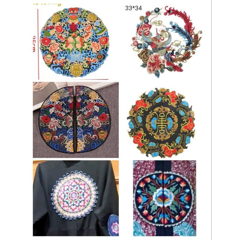 Optimal Aplikasi Bunga Bulat Tempel Jahit Renda Gamis