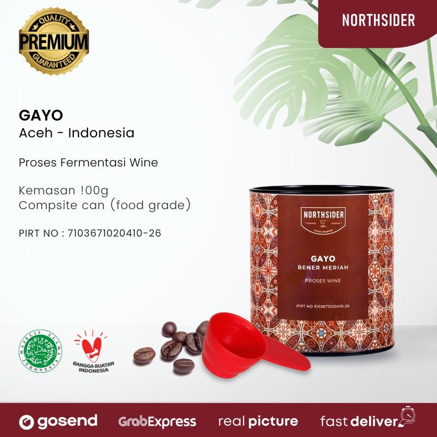 

Northsider Kopi arabika Gayo Wine Natural Coffee 100g