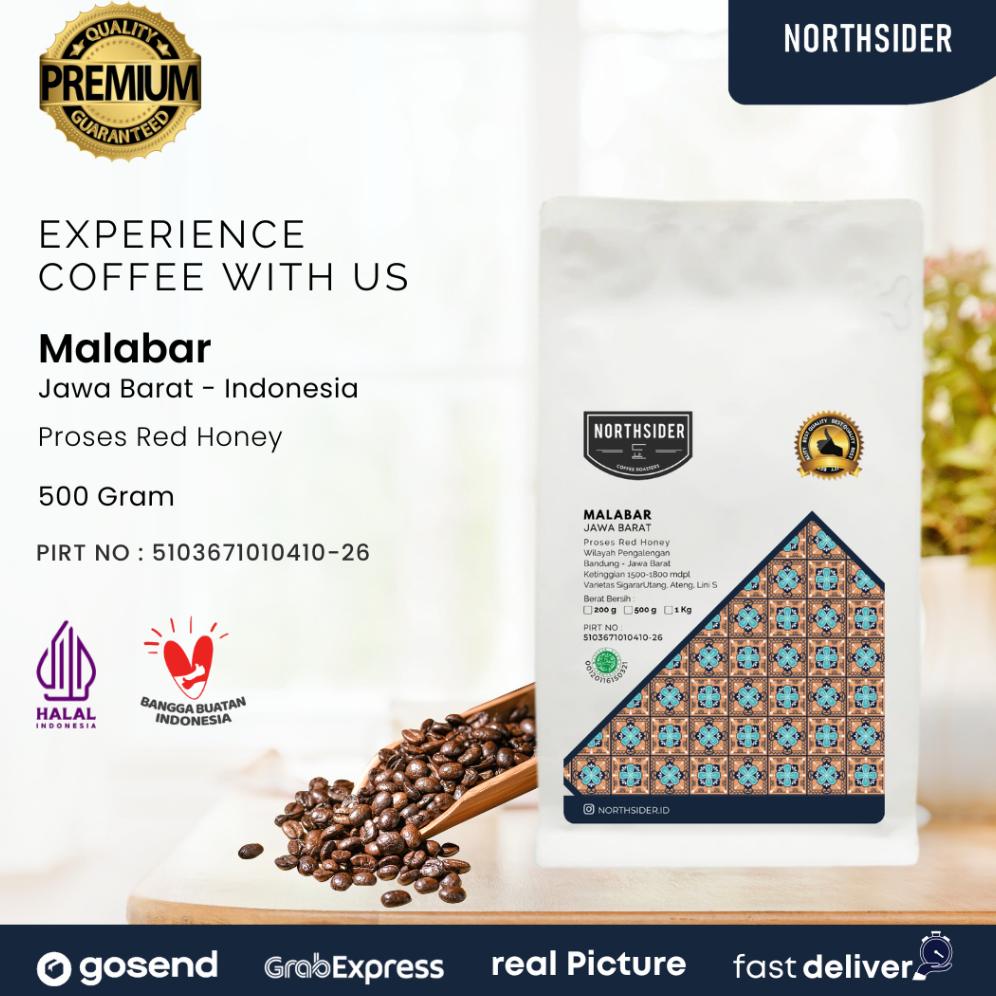

Northsider Kopi Arabika Java Malabar Red Honey coffee 500g