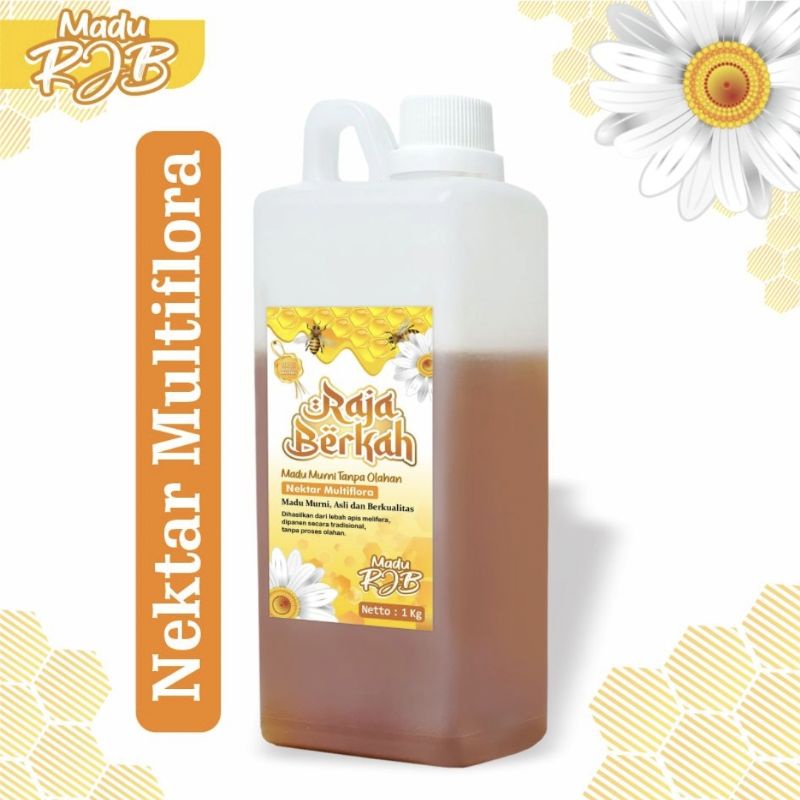 

Madu Asli 100% Murni Nakstar Multiflora Multi Flora 1 KG 1Kilogram 100% Pure Natural Raw Honey