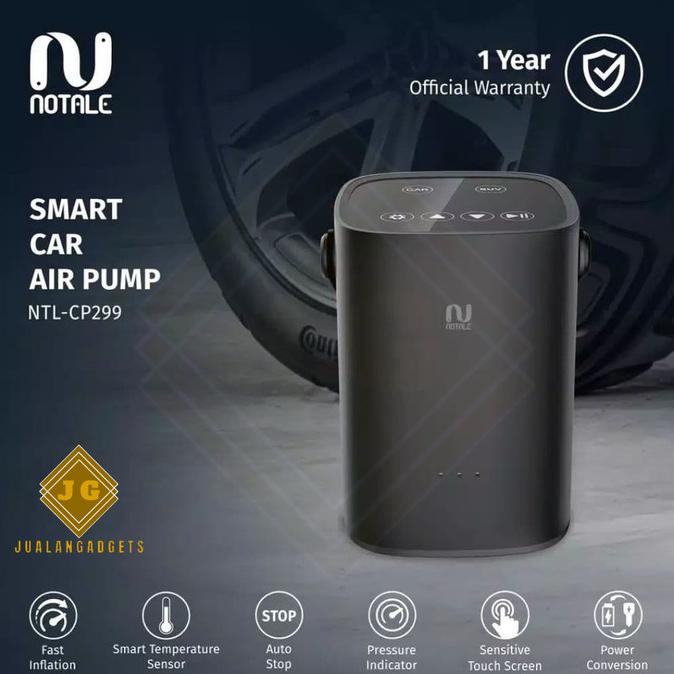 Notale Electric Air Pump Pompa Ban Sepeda Motor Mobil