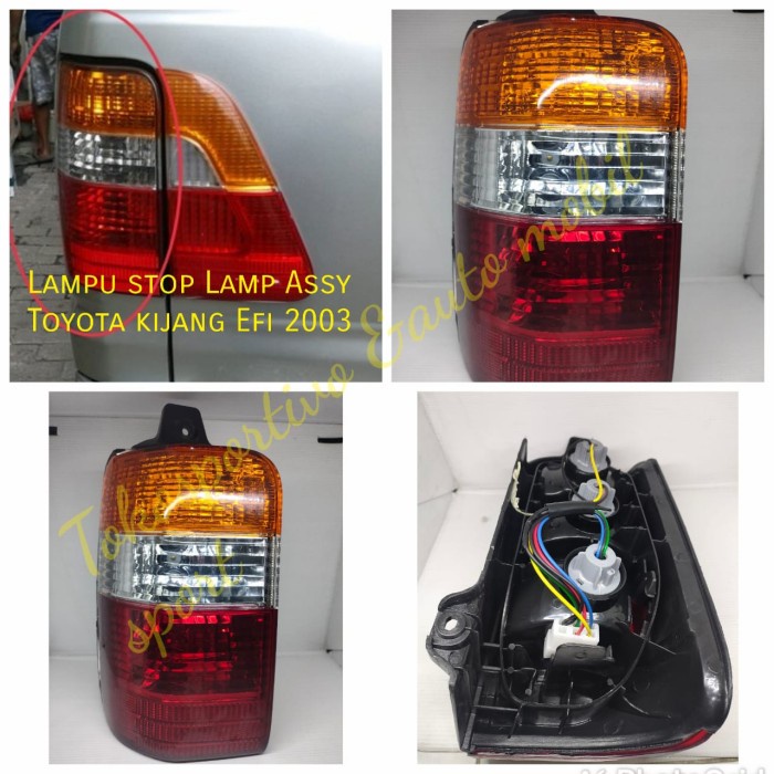 Baru Lampu Stop Rem Tail Lamp Assy Kijang Kapsul Efi 2000 2003 Lgx 2001-02