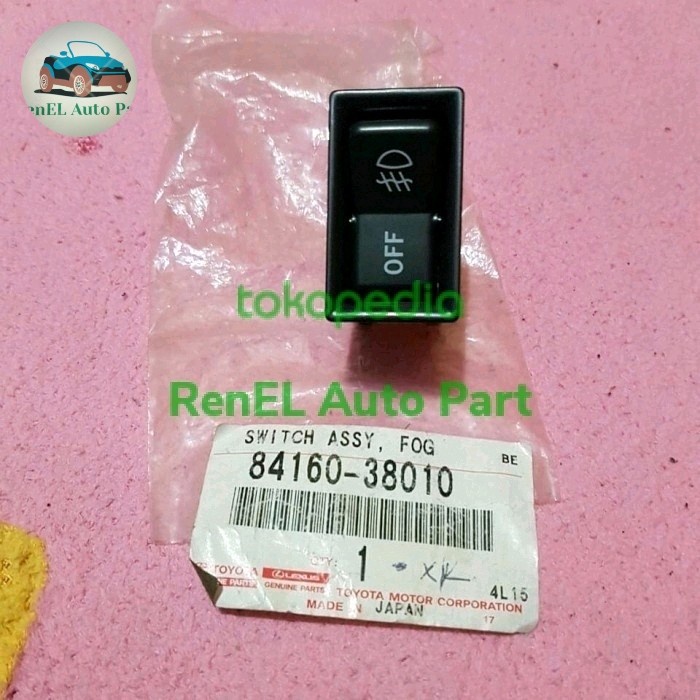 Switch Saklar Lampu Foglamp Fog Lamp Kijang Kapsul/Capsul Efi Original Kode Ha187