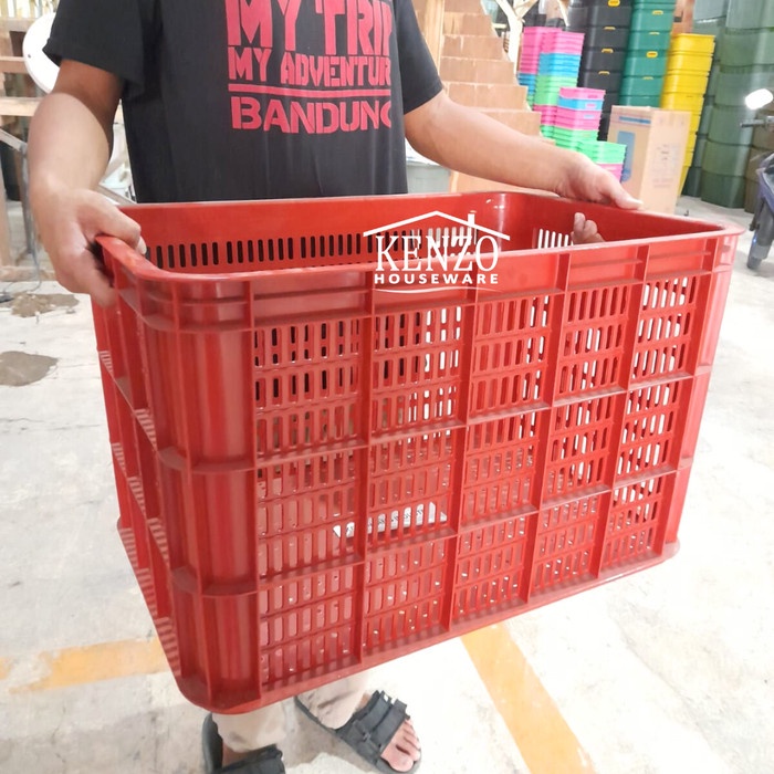 Promo Keranjang Industri Usaha Paket Box Container Krat Plastik Besar Murah