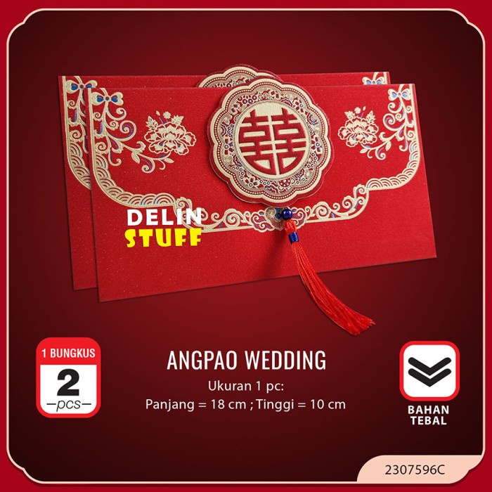 

```````] Angpao Panjang Wedding Tebal Angpao Wedding isi 2 pcs (2307596C)