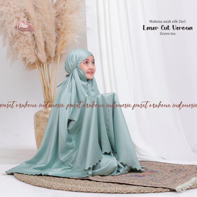 Mukena 2In1 Laser Cut Anak Verona