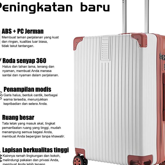 Jzr Koper Kabin Dan Besar Anak Perempuan - Koper 24 Inch 22 Inch - 20Inc Tas Koper Beauty Case Ni 14