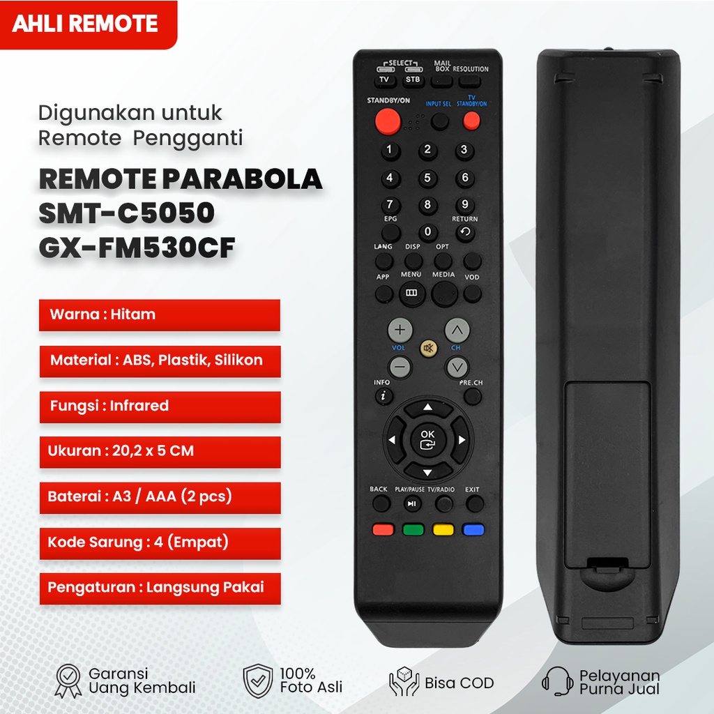 Remote Receiver Firstmedia Samsung SMT-C5050 / Remot Parabola Firstmedia