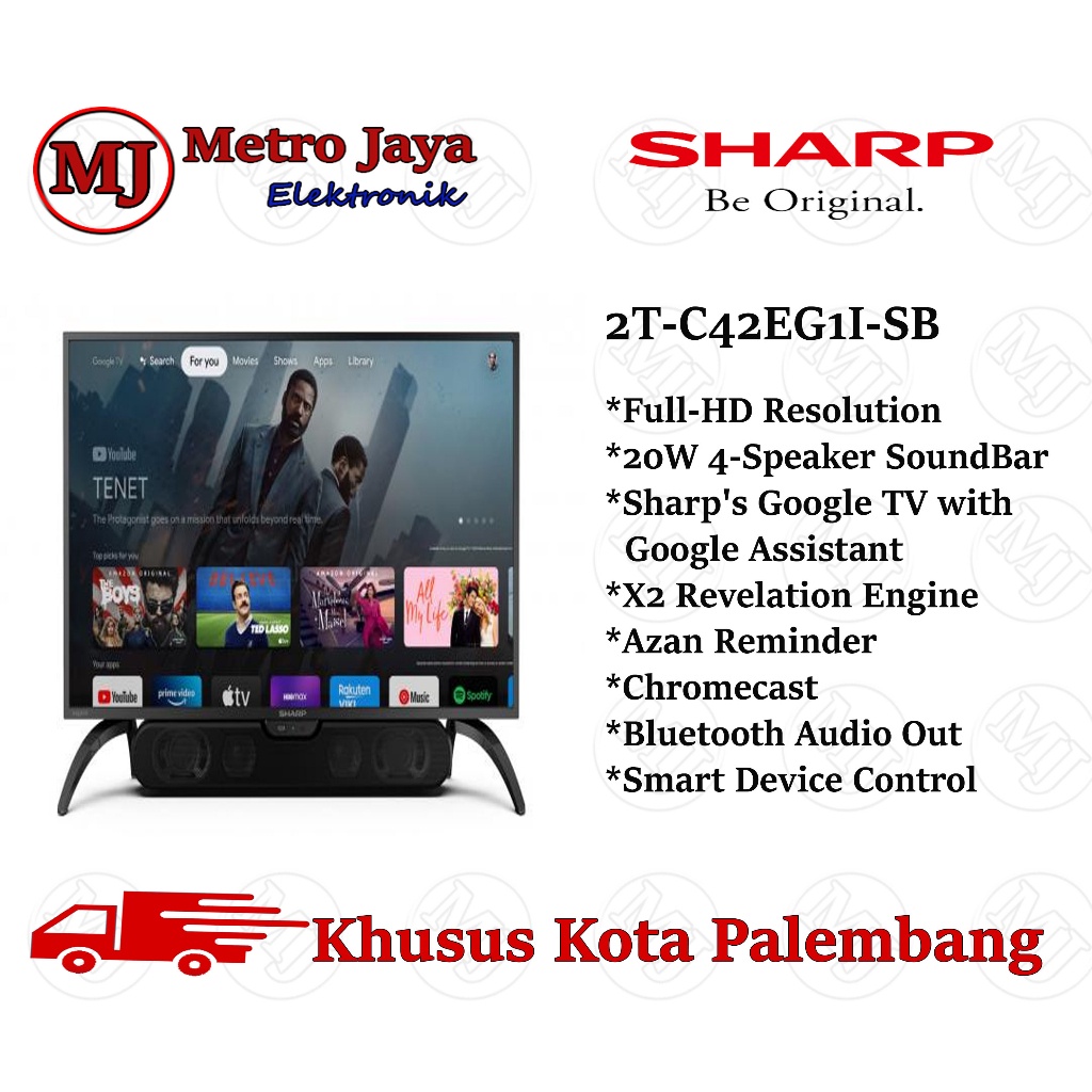 LED TV Google Tv Soundbar Sharp 42 Inch 2T-C42EG1I 42EG 42EG1I SB