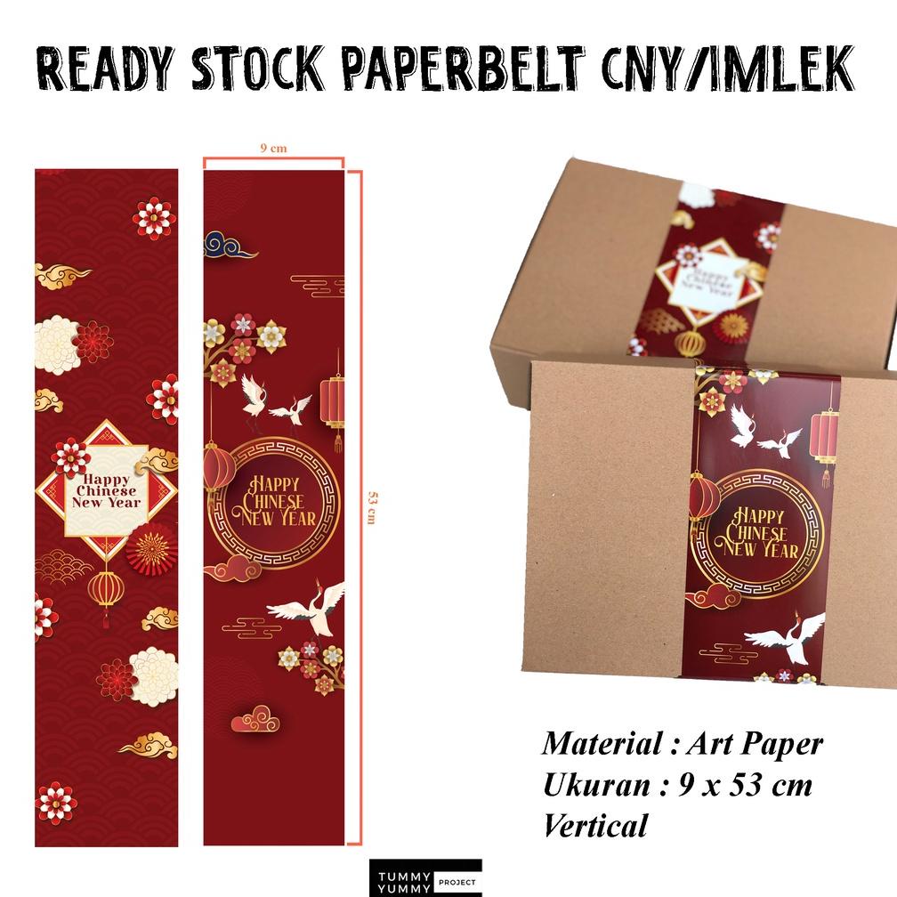 

Sale !! Paperbelt Imlek / Cny / Sincia / Sabuk Kertas Label Imlek (25 Pcs) Terlaris