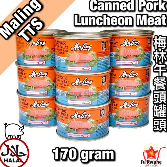 

((((()paling dicari] Daging Ham Maling Ma Ling Kaleng TTS Canned Pork Luncheon Meat 170 gr