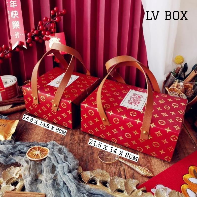 

Sale !! Box Tenteng Imlek Exclusive Lv Box Hampers Cantik Sangjit/Wedding Souvenir Box Terlaris