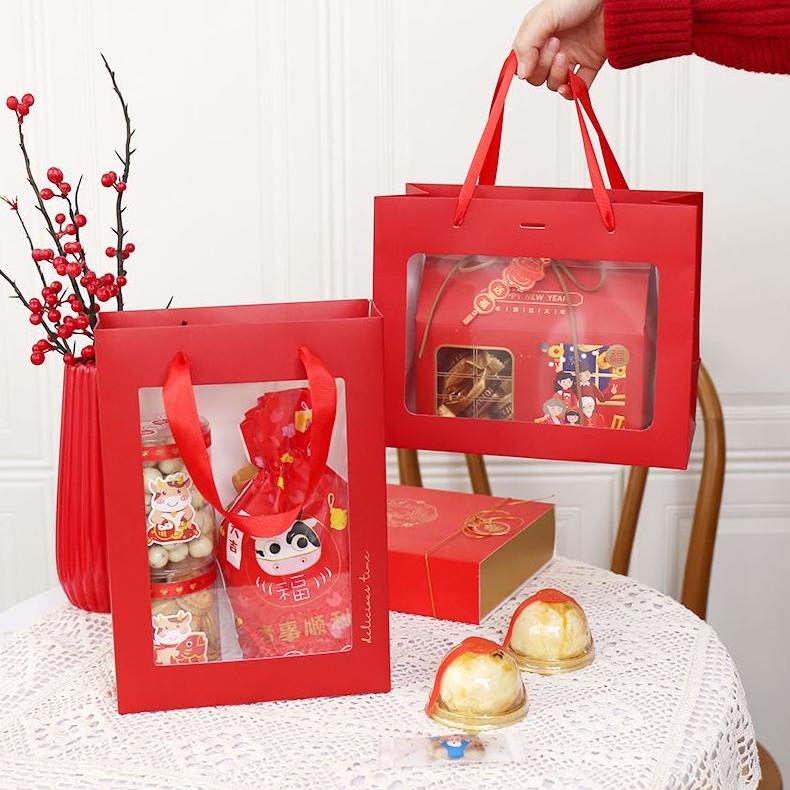 

Sale !! Paper Bag Merah Imlek Tas Hampers Hadiah Sincia Gi Bag Mewah Terlaris