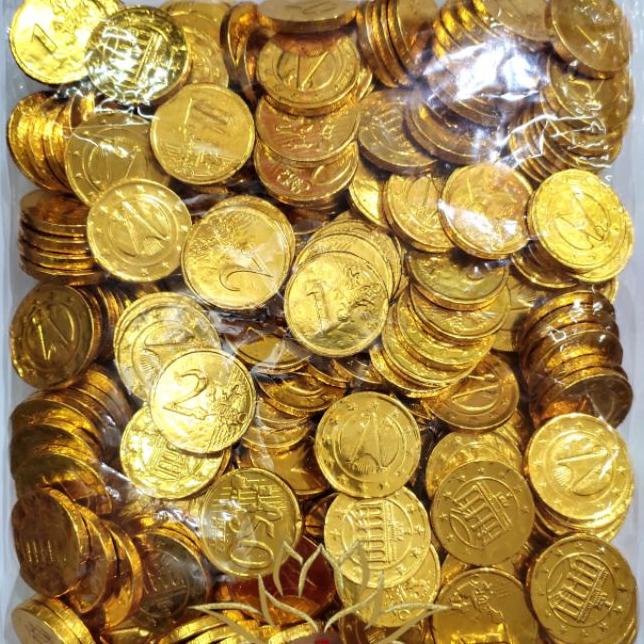 

Naraya Golden Chocolate 1Kg / Coklat Koin / Choco Yenpao / Telur