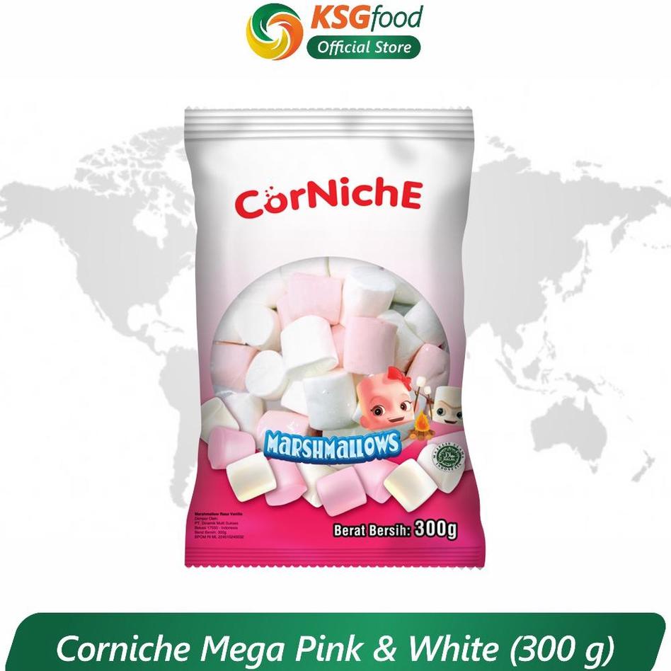

Corniche Mega Pink&White Marshmallow [300Gr]